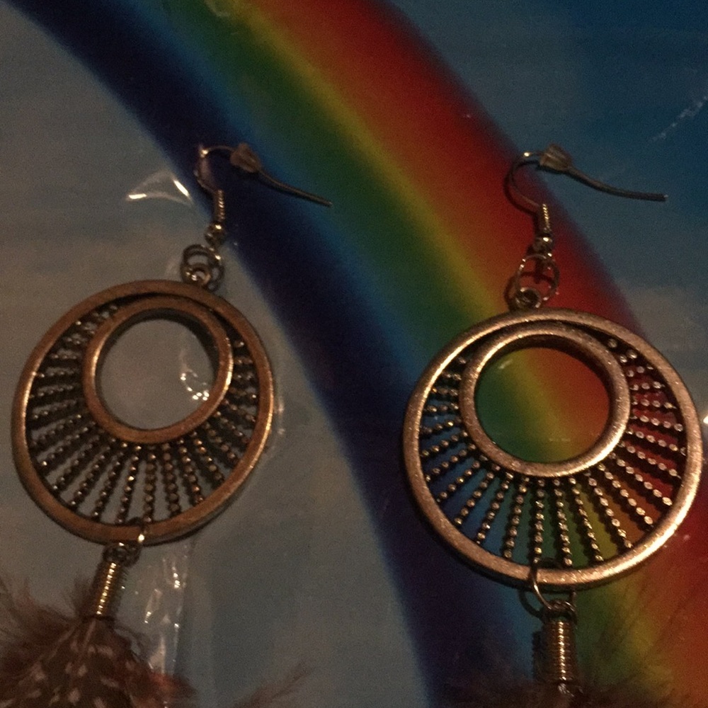 Feather Earrings - Picture 3 of 13